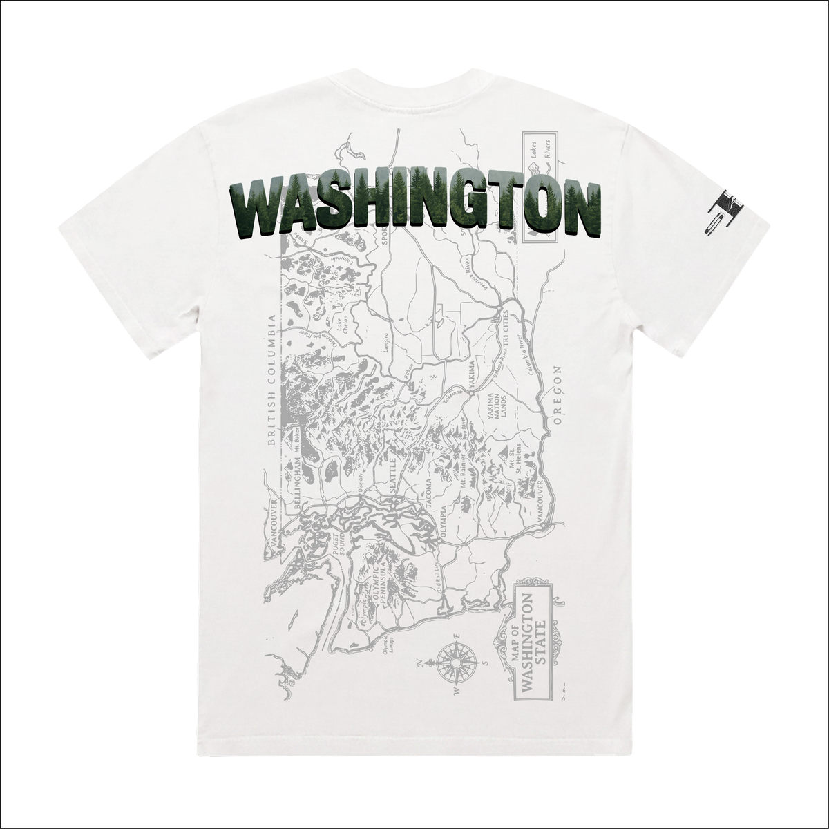 Washington State Evergreen forest tee