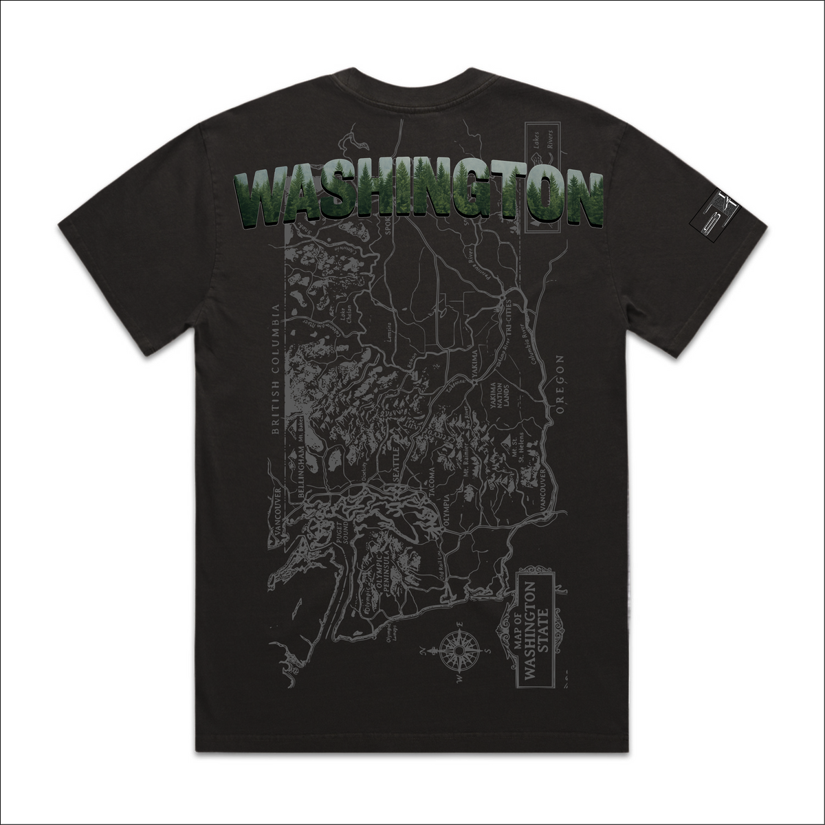 Washington State Evergreen forest tee